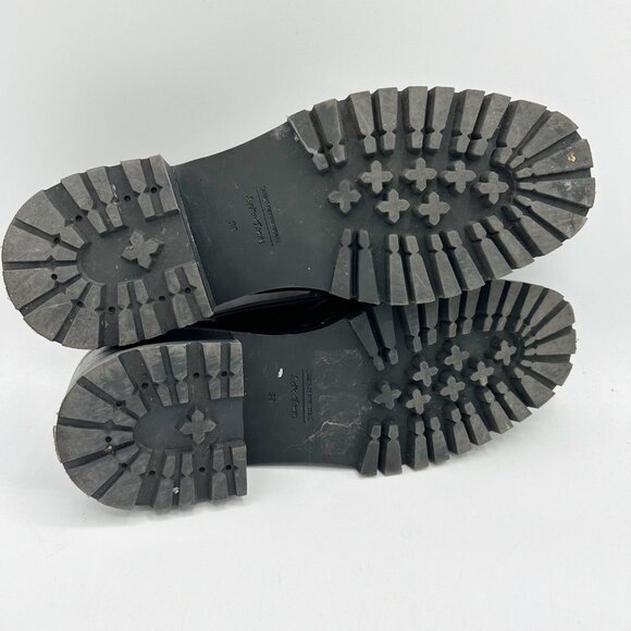 & Other Stories Croc Embossed Leather Penny Loafer Size 39 US 9 Women's - Picture 5 of 5